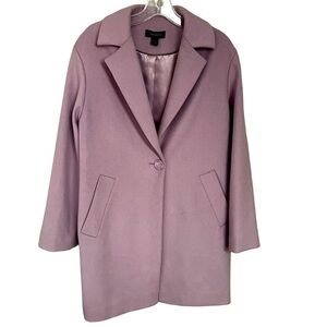 Halogen Wool Blend Lavender Coat XS  Dress Coat Double Breasted Overcoat EUC